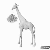Qeeboo Giraffe in Love XS 3D Model Corona