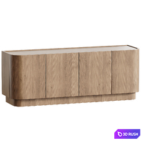 Solstice Painted Media Console 3D Model Corona