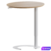 Henry Black and Fern Wood tables 3D Model Vray, Corona