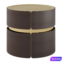 Toshi bedside table 3D Model Vray, Corona