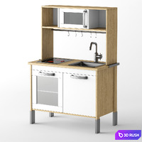 Children kitchen DUKTIG 3D Model Vray