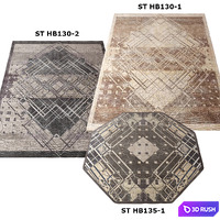 Carpet Ardor (Habitat) 2400x3000 (3 colors) 3D Model Corona