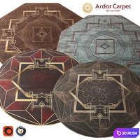 Carpet Ardor (Rod) D 2400 (4 colors) 3D Model Corona