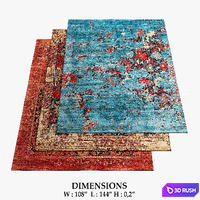 Jan Kath Rugs_581 3D Model Vray, Corona