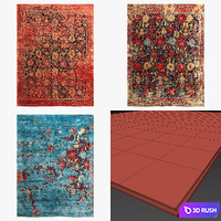 Jan Kath Rugs_581 3D Model Vray, Corona