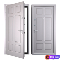 Entrance metal door Francesco (Your Frame) 3D Model Vray, Corona