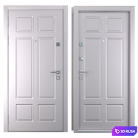 Entrance metal door Francesco (Your Frame) 3D Model Vray, Corona