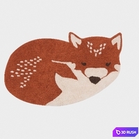 Children's Renard Carpet by La Redoute 3D Model Corona