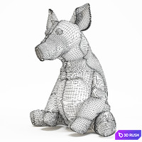 Soft toy SIGIKID Pig "Career Sau" by DeZonnewijzer 3D Model Vray
