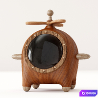 Wooden Jewelry Box Aircraftt 3D Model Corona