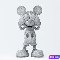 Mickey Mouse 3D Model Vray
