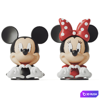 Mickey Mouse 3D Model Vray