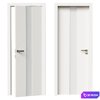 Interior door 3D Model Corona