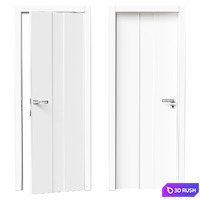 Interior door 3D Model Corona