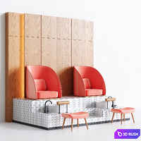 Podium for Pedicure Set # 1 3D Model Vray, Corona