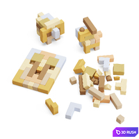 Animal Tetris Building Blocks, Raduga Grez 3D Model Corona