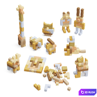 Animal Tetris Building Blocks, Raduga Grez 3D Model Corona