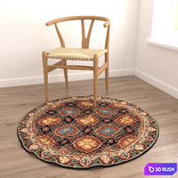 Rugs 3D Model Vray, Corona
