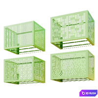 Baskets for air conditioning on the facade 3 3D Model Vray, Corona