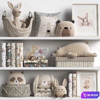 Kids Room Decor 151 3D Model Vray