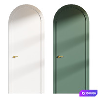 Mona arched door 3D Model Corona