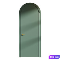 Mona arched door 3D Model Corona