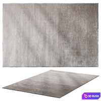 Anders Dusty Rose Pink Area Rug 3D Model Corona