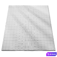 Anders Dusty Rose Pink Area Rug 3D Model Corona
