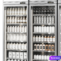 Beverage Refrigerators for Shop 02 3D Model Vray, Corona