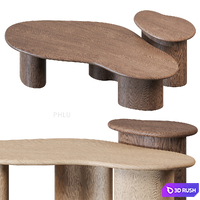 Phlu tables AM PM 3D Model Vray, Corona