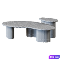 Phlu tables AM PM 3D Model Vray, Corona