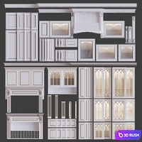 Classic kitchen facades