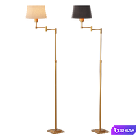 Floor lamp Eichholtz TM0149 Corbin 3D Model Corona