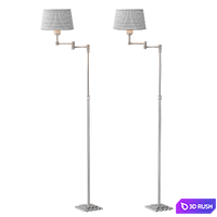 Floor lamp Eichholtz TM0149 Corbin 3D Model Corona