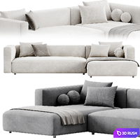 MATCH Sofa By Prostoria 3D Model Corona