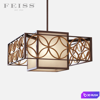 Feiss - Remy 2 Light Shade Pendant 3D Model