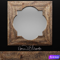 Howard Elliott Raymus Hammered, metal, copper, stylish, industrial style 3D Model Vray