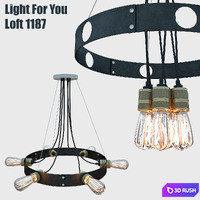 Chandelier Light For You LOFT 1187 3D Model Vray