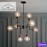 Hanging lamp LOFT HOUSE P-191 3D Model Vray