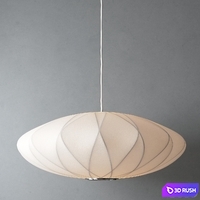 Criss Cross Bubble Lamp 3D Model Vray