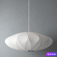 Criss Cross Bubble Lamp 3D Model Vray