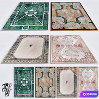 Visionnaire Rugs 3D Model Vray