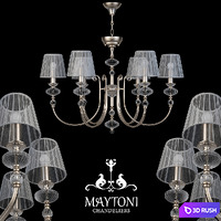 Chandelier Maytoni ARM041-06-G 3D Model Vray