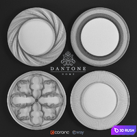 Dantone round mirror 3D Model Vray, Corona
