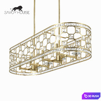 Chandelier Savoy House Clarion 8 3D Model Corona