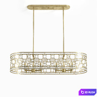 Chandelier Savoy House Clarion 8 3D Model Corona