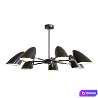 Chandelier Freya Aida FR5852-CL-07-B 3D Model