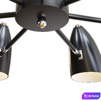Chandelier Freya Aida FR5852-CL-07-B 3D Model Corona