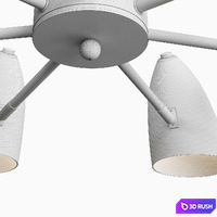 Chandelier Freya Aida FR5852-CL-07-B 3D Model Corona