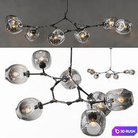 Chandelier 3D Model Vray, Corona